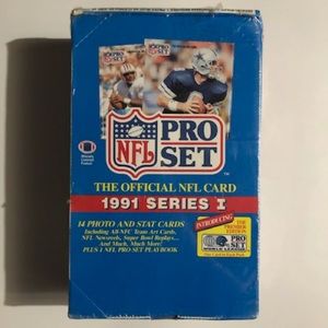1991 NFL PRO SET SERIES 1 HOBBY BOX